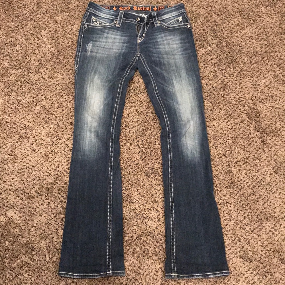 Rock Revival Jeans size 27 Sasha bootcut